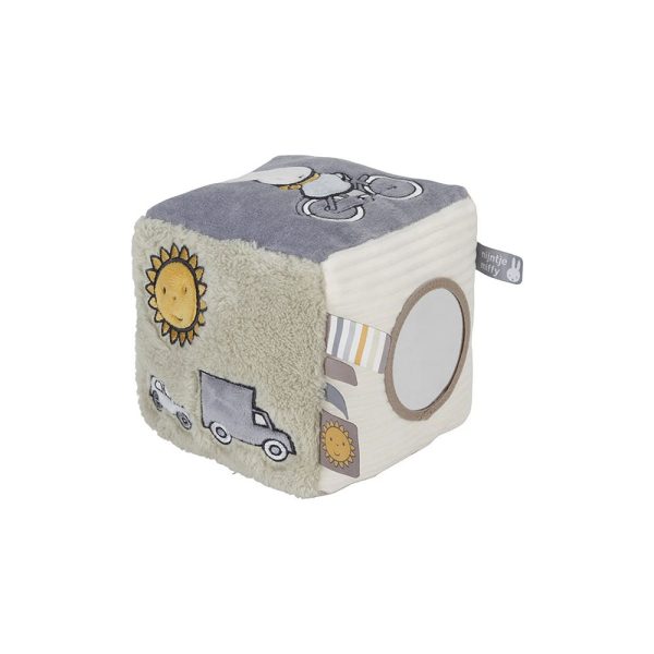 Tiamo Miffy Fluffy Cubic 兔子米菲毛茸茸立體玩具  毛茸茸藍色