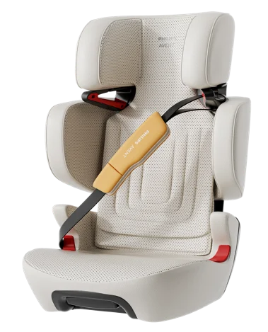 Philips Avent 兒童汽車安全座椅 CATO｜3-12歲｜寬度高度隨意調節｜歐盟認證 (米白色)