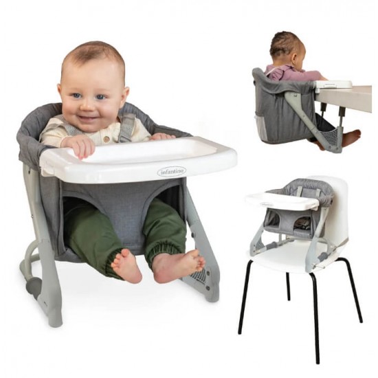 美國 Infantino 便攜式加高餐椅