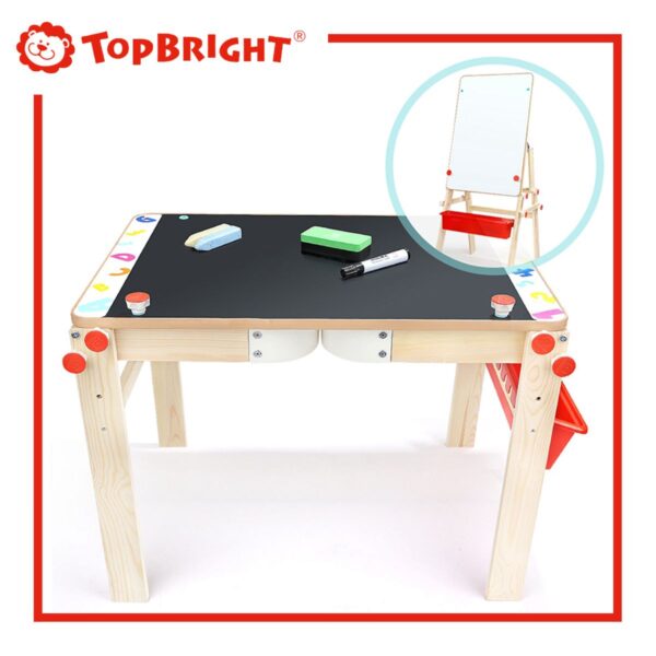 TOPBRIGHT 二合一活動畫架及兒童工作枱