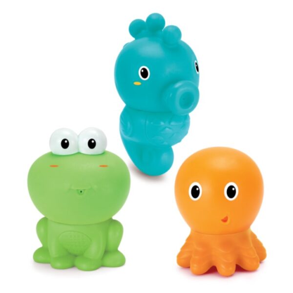 Infantino  易潔浴室海洋玩偶