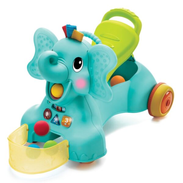 美國 Infantino 三合一 大象學步及騎行車