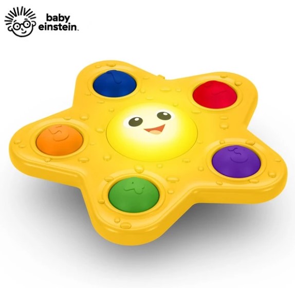 Baby Einstein 按壓發光海星吸盤玩具
