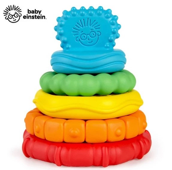 Baby Einstein 多重質感堆疊及牙膠玩具