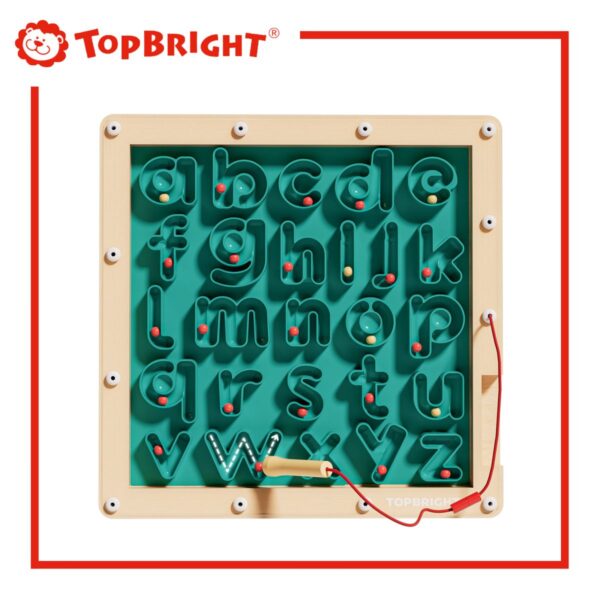 TOPBRIGHT ABC 磁吸字母描繪學 習板