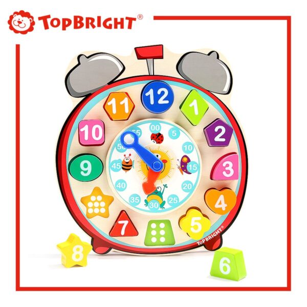 TOPBRIGHT 形狀配對學習時鐘