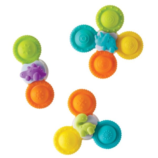 Infantino  矽膠沐浴旋轉玩具