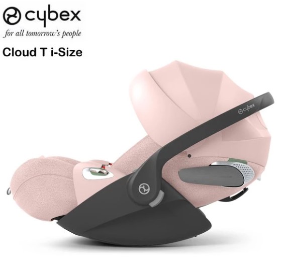 德國Cybex Cloud T i-Size Plus 提籃式汽車安全座椅-Peach Pink