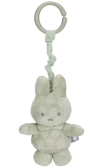 Tiamo 吊掛式震動安撫玩具/ Miffy 花朵系列 綠色