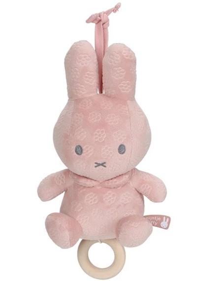 Tiamo 上鏈音樂玩具/ Miffy 花朵系列 粉紅