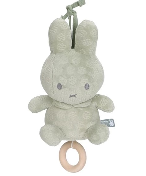 Tiamo 上鏈音樂玩具/ Miffy 花朵系列 綠色