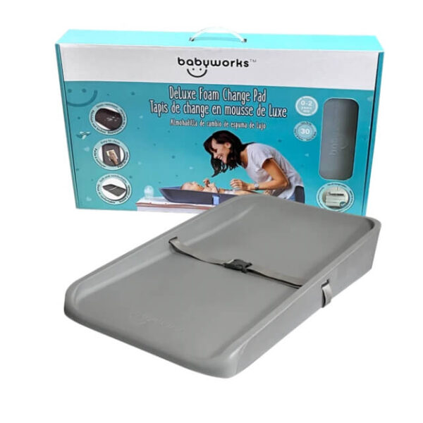 加拿大 BABYWORKS DELUXE FOAM 換片墊 - 灰色