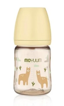 Moyuum - PPSU 寬口防漲氣奶瓶170ml（黃色）