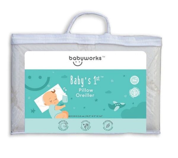 加拿大 BABYWORKS 嬰兒枕 40cm x 23cm x 3.5cm