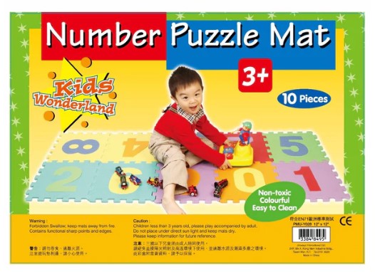 PMU 數字地墊10片入 (12"X12"/ 1.4CM厚)