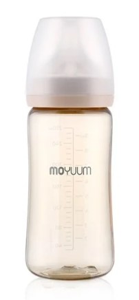 Moyuum - PPSU 寬口防漲氣奶瓶270ml（米色）