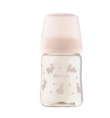 Moyuum - PPSU 寬口防漲氣奶瓶170ml（粉紅雪兔 )