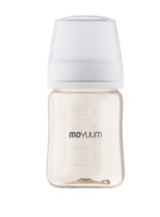 Moyuum - PPSU 寬口防漲氣奶瓶170ml（白色 )
