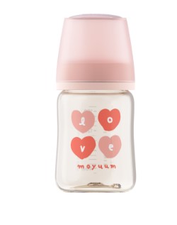 Moyuum - PPSU 寬口防漲氣奶瓶170ml（蜜桃心心 )