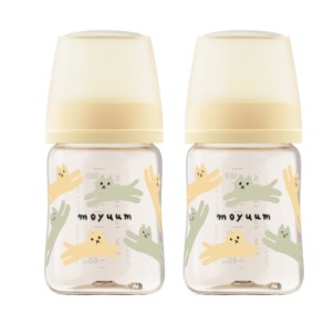 Moyuum - PPSU 寬口防漲氣奶瓶170ml（貓咪夢境 ) x2件
