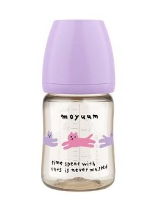 Moyuum - PPSU 寬口防漲氣奶瓶170ml（粉紫 )