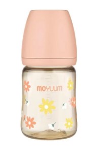 Moyuum - PPSU 寬口防漲氣奶瓶170ml（粉紅 )