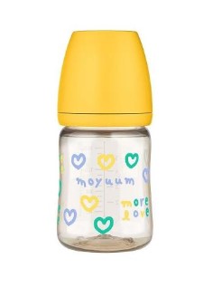 Moyuum - PPSU 寬口防漲氣奶瓶170ml（黃心 )