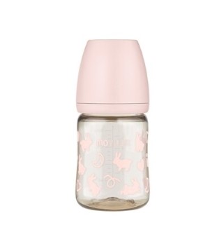 Moyuum - PPSU 寬口防漲氣奶瓶170ml（粉兔 )