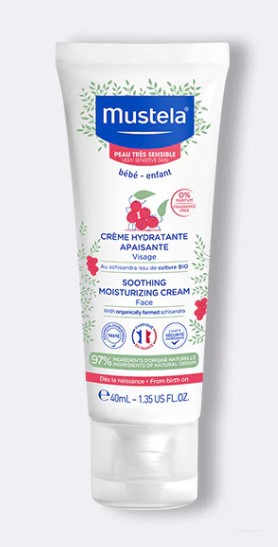 Mustela 超低敏‧無香料水份潤面霜 40ml 【香港原裝行貨】