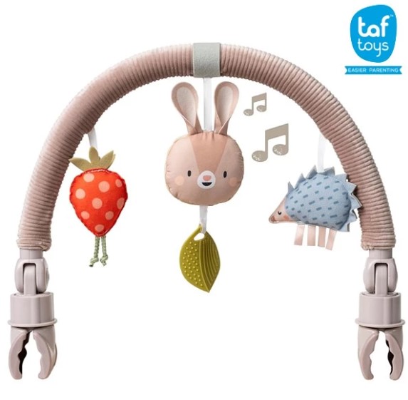 以色列 TAF TOYS 音樂小兔拱門玩具/ 都巿花園