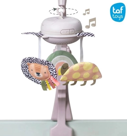 以色列 TAF TOYS 原始森林迷你音樂床鈴