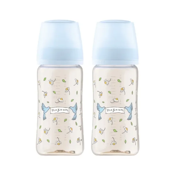 Moyuum - PPSU 寬口防漲氣奶瓶270ml(願望鴿子)x2件