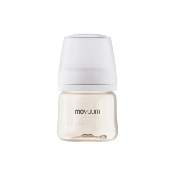 Moyuum - PPSU 寬口防漲氣奶瓶80ml（白色）