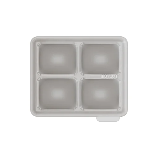 Moyuum - 白金矽膠嬰兒食品儲存器4格( 灰色)