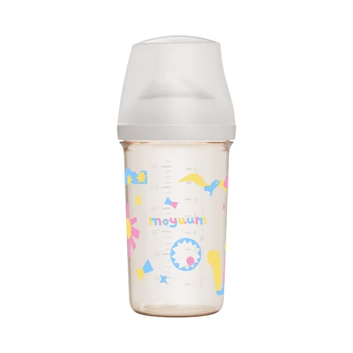 Moyuum mov.aa PPSU圓口偏心防漲氣奶瓶250ml（白色）
