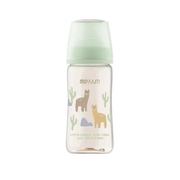 Moyuum - PPSU 寬口防漲氣奶瓶270ml(草泥馬)
