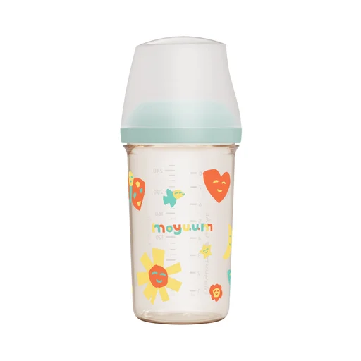 Moyuum mov.aa PPSU圓口偏心防漲氣奶瓶250ml（綠色）