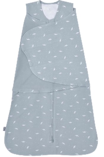 美國Halo Swaddle 二合一嬰兒包被睡袋-純棉 1.5TOG- Birds 0-3個月