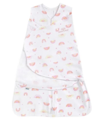 美國Halo Swaddle 二合一嬰兒包被睡袋-純棉 1.5TOG- 太陽彩虹 3-6個月