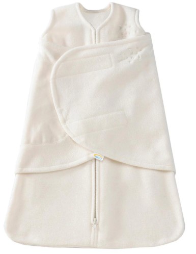 美國Halo Swaddle 二合一嬰兒包被睡袋-純棉 1.5TOG-米白 0-3個月