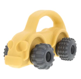 Nuby 汽車矽膠固齒牙膠玩具
