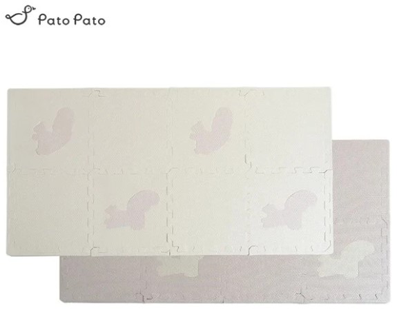 台灣Pato Pato 抗菌動物地墊-8入 跳跳松鼠