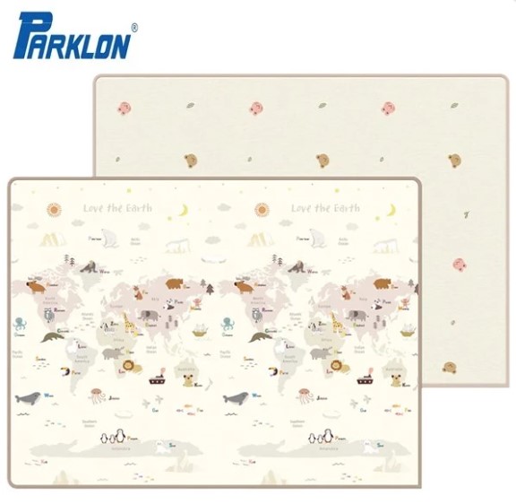 韓國Parklon Prime Living PE雙面地墊/ 150 X 200cm 可可熊和小兔