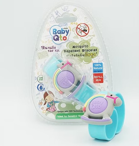 Baby Qto 驅蚊腕帶-小馬