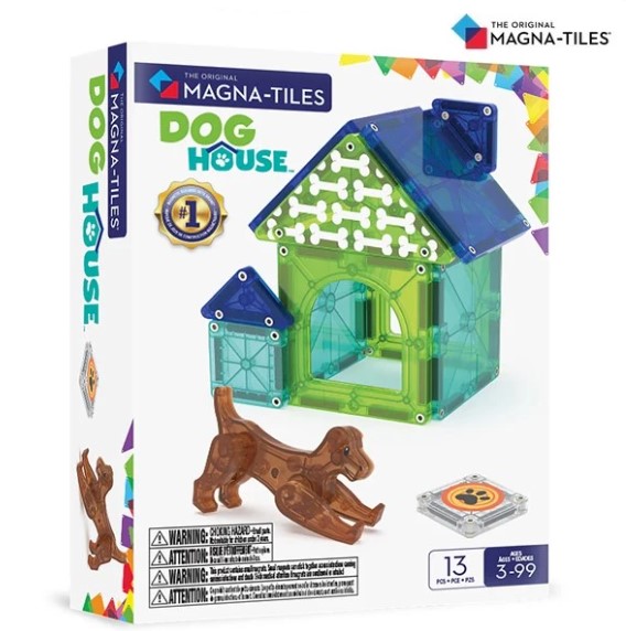 Magna-Tiles 磁力積木-狗狗小屋套裝 13片