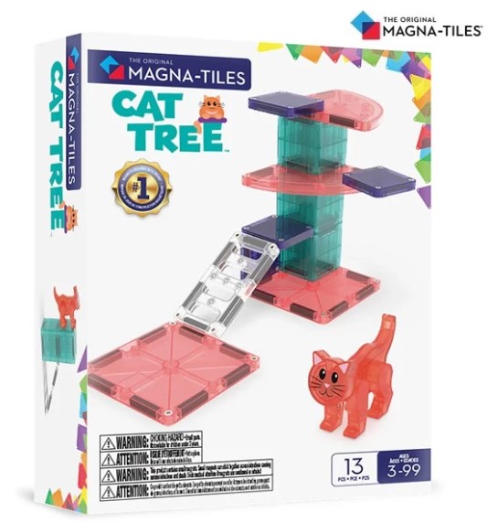agna-Tiles 磁力積木-貓跳台套裝 13片