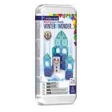 Magna-Tiles 磁力片積木玩具 Micromags 迷你 26 件組 - 冬日幻境旅行磁力片套裝