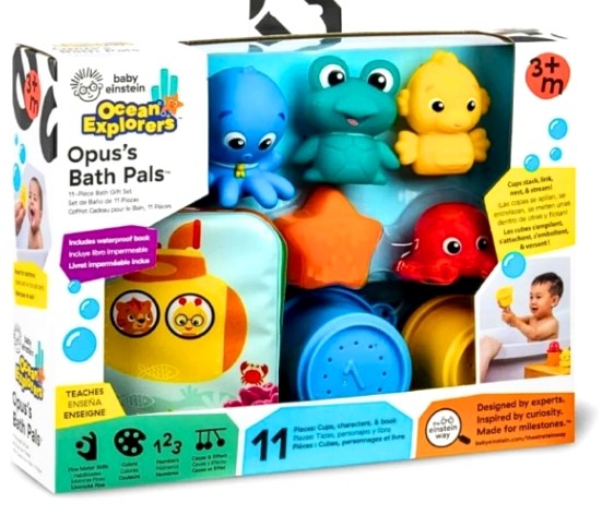 Baby Einstein Opus Bath Pals™ 11件裝沐浴禮品套裝