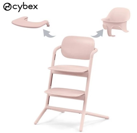 德國Cybex Lemo 3-in-1 成長椅/ Pearl Pink