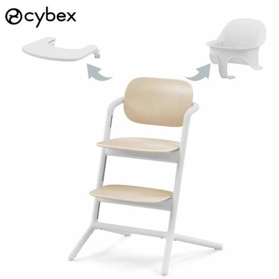 德國Cybex Lemo 3-in-1 成長椅/ Sand White
